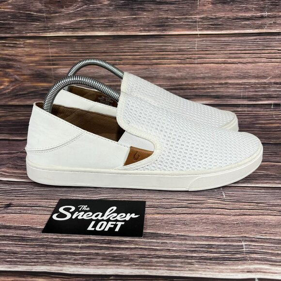 OluKai Shoes - Olukai Women's Pehuea Slip On White Casual Shoes Sneakers